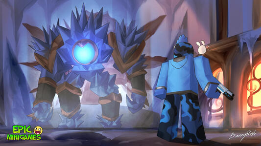 Roblox Illustration (Epic Minigames in Roblox)