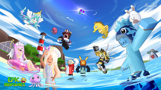 Fanart: Epic Minigames in Roblox